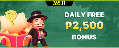 ₱2,500 Daily Login Reward promotion banner